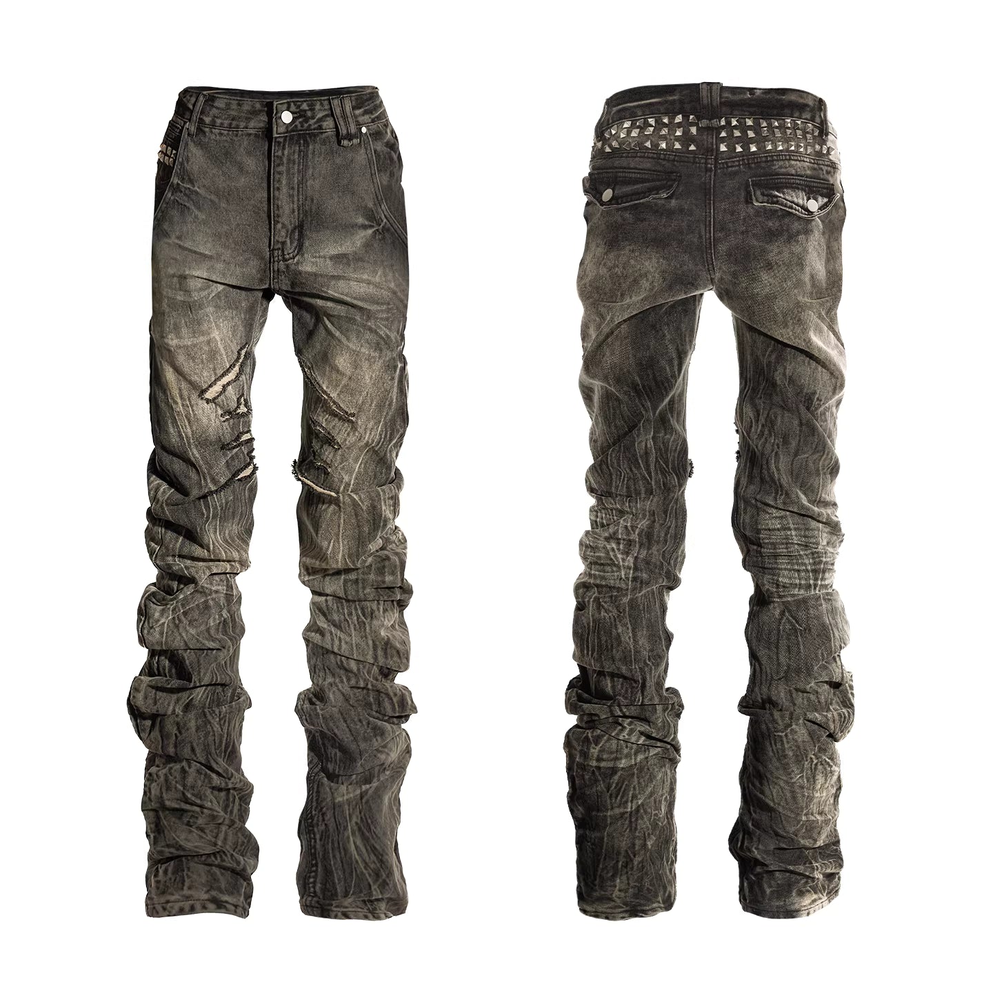 NIGHT LAB Sun faded straight jeans