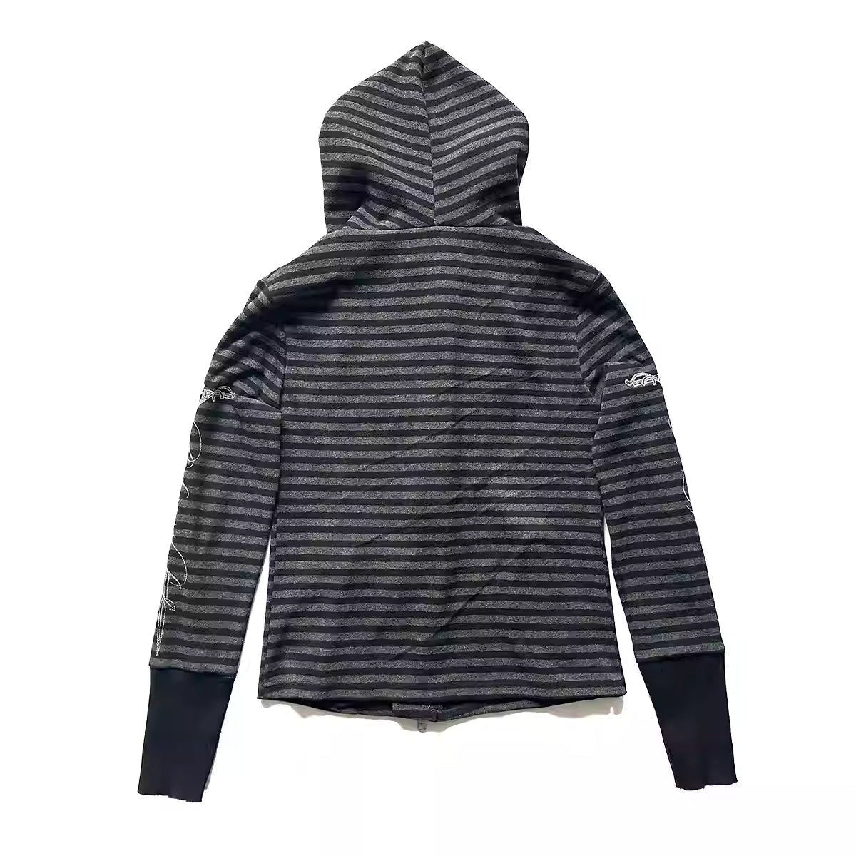 BSSHTTWASIL Border Design ZIP-Up Hoodie