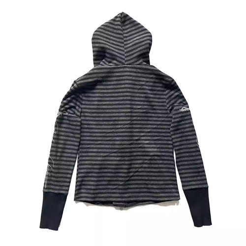 BSSHTTWASIL Border Design ZIP-Up Hoodie