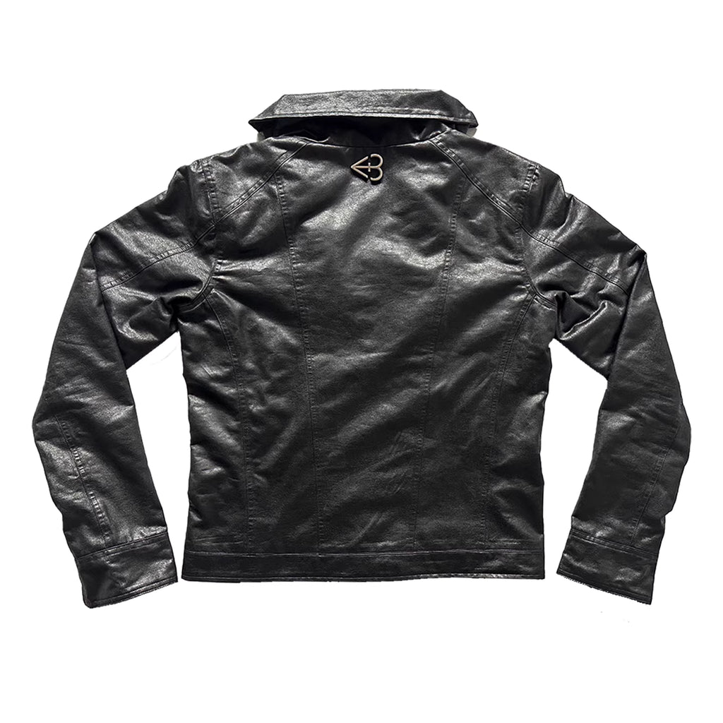 BSSHTTWASIL detail zip leather jacket