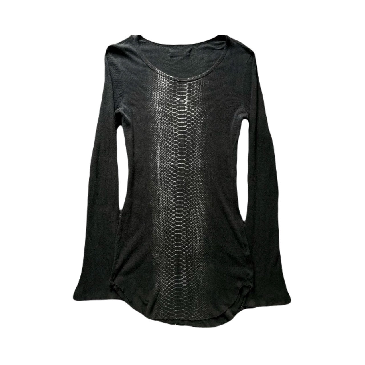 RED69 vkei snake skin long sleeve tee