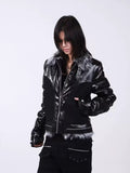 DETW cross fur jacket