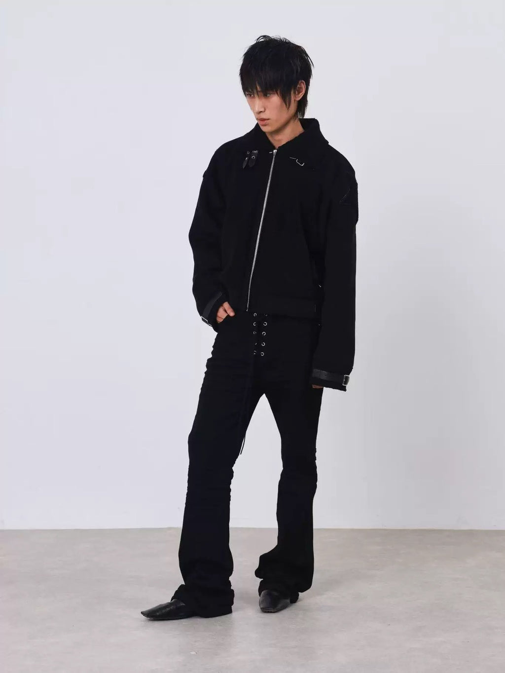 DETW cotton skinny flare pants