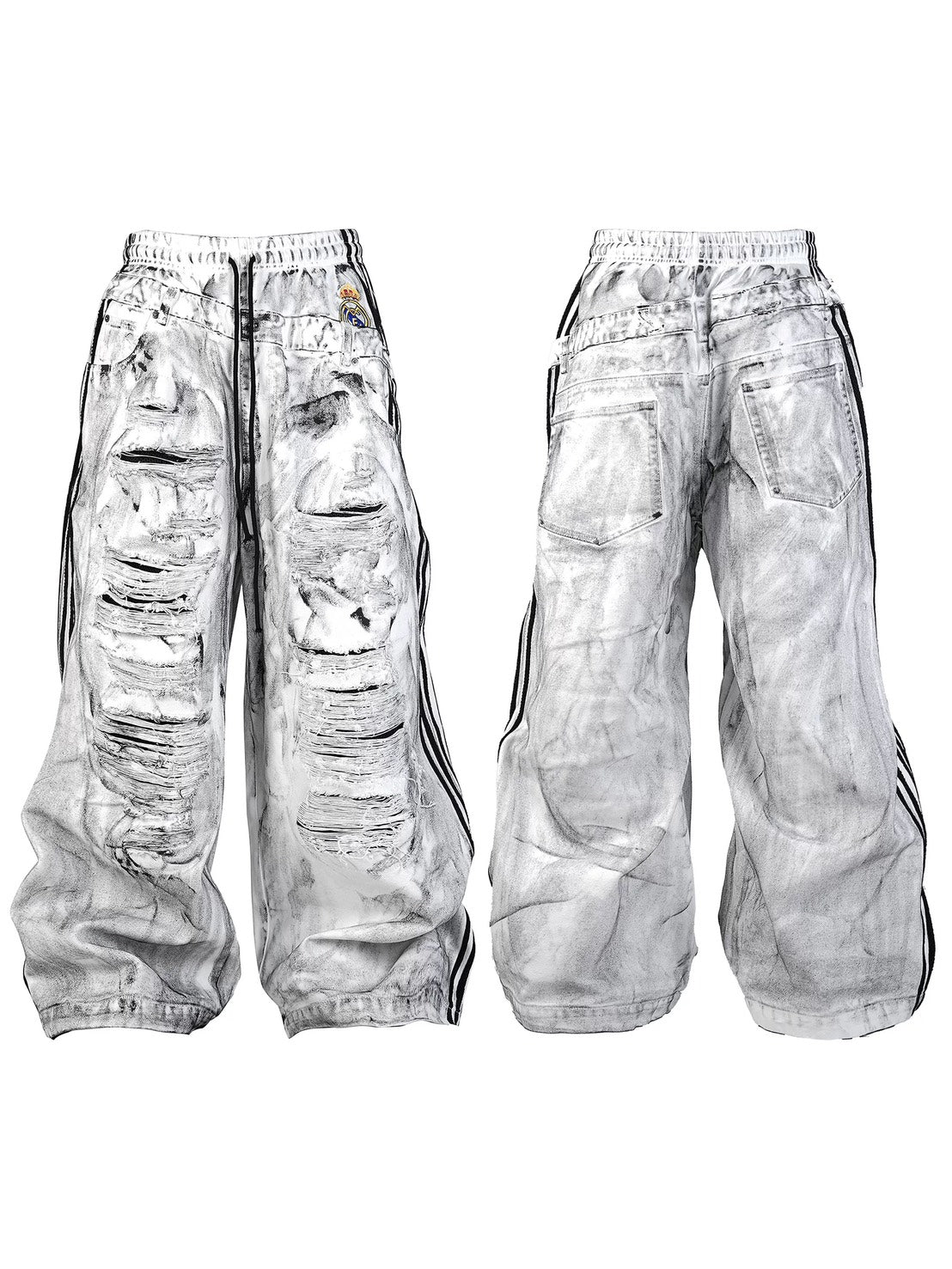 RYE CHASIN white crush pants